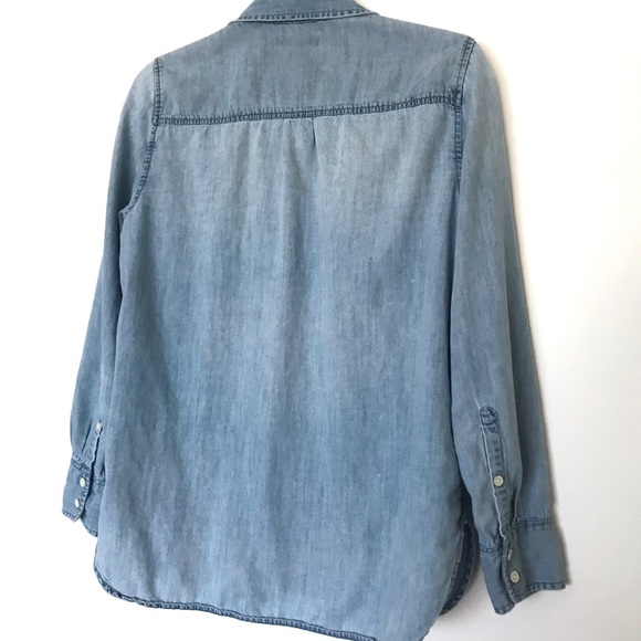J. Crew Long Sleeve Chambray Button Down Shirt - Picture 8 of 8